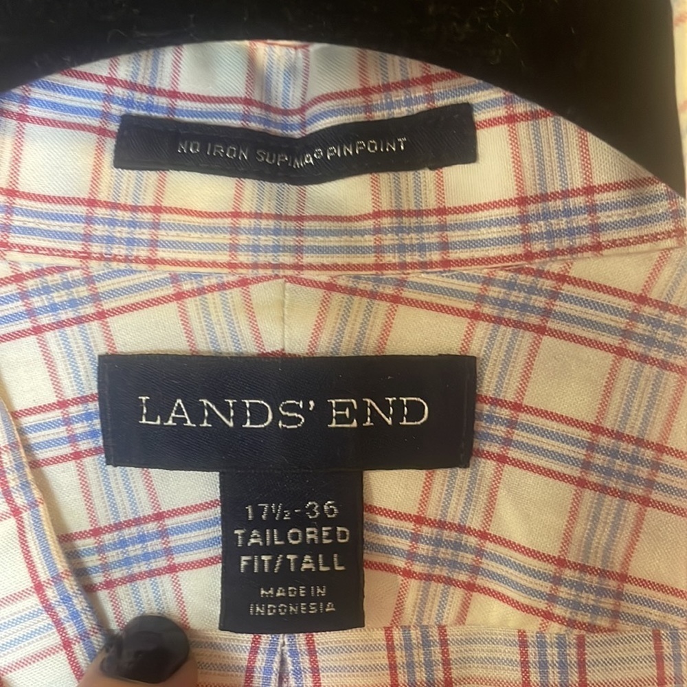 Plaid button long sleeve shirt - Picture 5 of 15